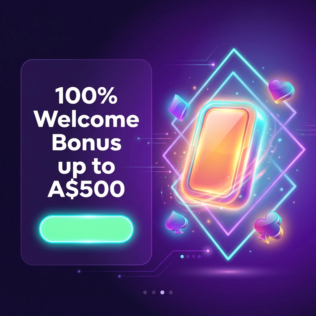 100% Welcome Bonus up to A$500